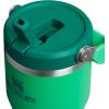 Stanley IceFlow Flip Straw Tumbler with Handle 20 oz | Twist On Lid and Flip Up Straw | Leak Resistant Water Bottle | Insulated Stainless Steel |BPA-Free | Plum(Meadow)