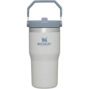 Stanley IceFlow Flip Straw Tumbler with Handle 20 oz | Twist On Lid and Flip Up Straw | Leak Resistant Water Bottle | Insulated Stainless Steel |BPA-Free | Plum(Fog)
