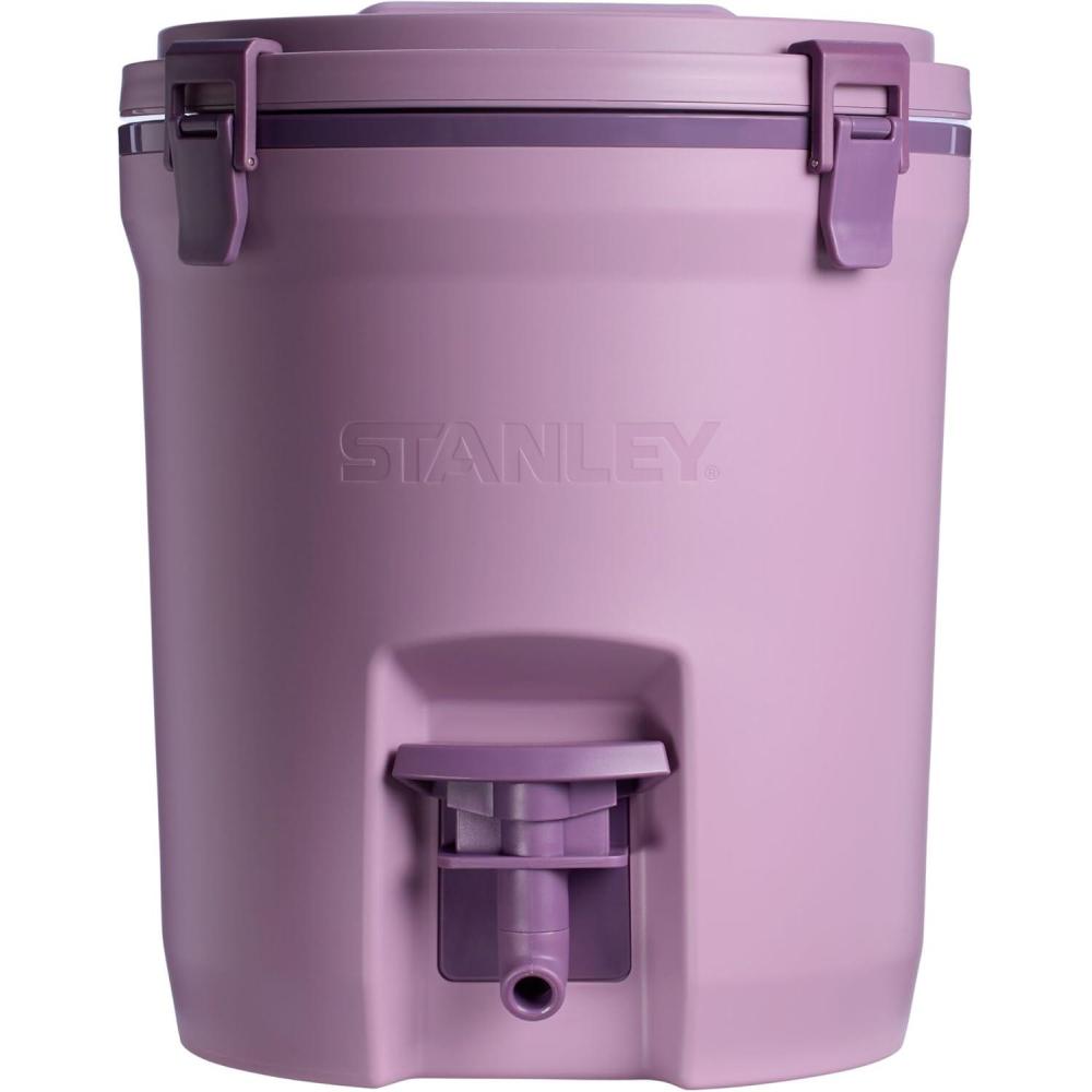 imageStanley Adventure Fast Flow Water Jug 2 Gallon  Leakproof Ice Water Dispenser  Insulated Beverage Cooler  Easy Pour Spigot and Latched Foam Lid  BPAFreeLilac