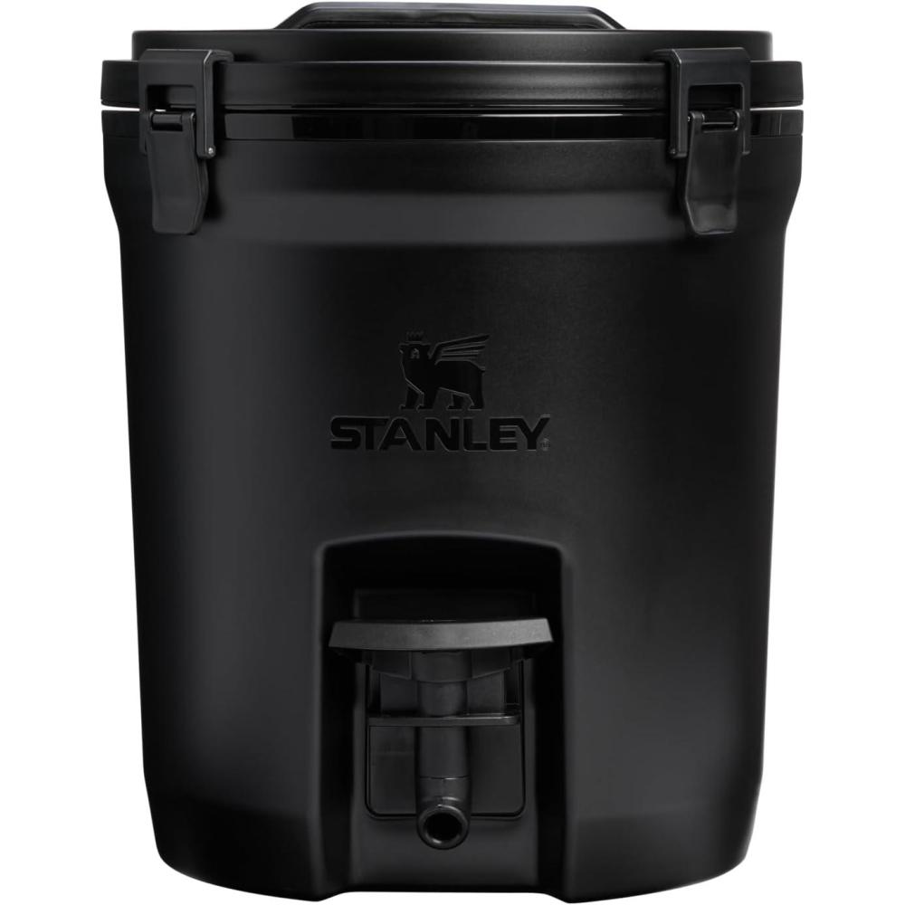 imageStanley Adventure Fast Flow Water Jug 2 Gallon Leakproof Ice Water Dispenser Insulated Beverage Cooler Easy Pour Spigot and Latched Foam Lid BPAFreeBlack 20