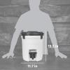 Stanley Adventure Fast Flow Water Jug 2 Gallon | Leakproof Ice Water Dispenser | Insulated Beverage Cooler | Easy Pour Spigot and Latched Foam Lid | BPA-Free(Polar)