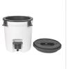 Stanley Adventure Fast Flow Water Jug 2 Gallon | Leakproof Ice Water Dispenser | Insulated Beverage Cooler | Easy Pour Spigot and Latched Foam Lid | BPA-Free(Polar)