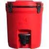 Stanley Adventure Fast Flow Water Jug 2 Gallon | Leakproof Ice Water Dispenser | Insulated Beverage Cooler | Easy Pour Spigot and Latched Foam Lid | BPA-Free(Chili Black)