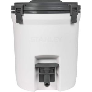 Stanley Adventure Fast Flow Water Jug 2 Gallon | Leakproof Ice Water Dispenser | Insulated Beverage Cooler | Easy Pour Spigot and Latched Foam Lid | BPA-Free(Polar)