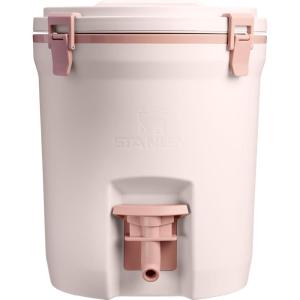Stanley Adventure Fast Flow Water Jug 2 Gallon | Leakproof Ice Water Dispenser | Insulated Beverage Cooler | Easy Pour Spigot and Latched Foam Lid | BPA-Free(Rose Quartz)