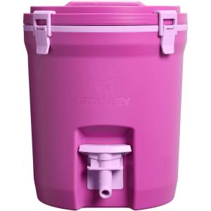 Stanley Adventure Fast Flow Water Jug 2 Gallon | Leakproof Ice Water Dispenser | Insulated Beverage Cooler | Easy Pour Spigot and Latched Foam Lid | BPA-Free(Dark Blossom)