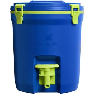 Stanley Adventure Fast Flow Water Jug 2 Gallon | Leakproof Ice Water Dispenser | Insulated Beverage Cooler | Easy Pour Spigot and Latched Foam Lid | BPA-Free(Cobalt Chartreuse)