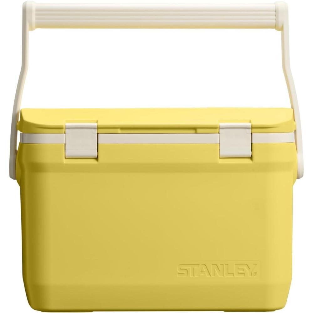 imageStanley Adventure Outdoor Cooler 16 qt Heavy Duty Outdoor Camping Cooler with Easy Carry Top Handle BPAFree Daffodil
