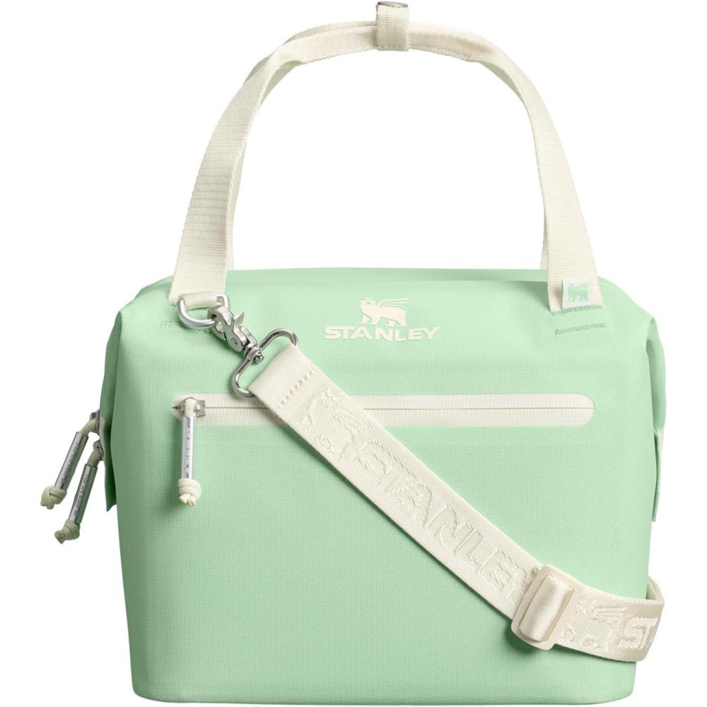 imageStanley All Day Julienne Mini Soft Cooler Bag and Lunch Box 74 Quarts 10 Can Cooler with Handles and Strap Stays Cold for Hours Insulated Travel Bag with Zipper BPAFree DaffodilPistachio