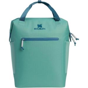 Stanley All Day Madeleine Mini Backpack Soft Cooler 14 Quarts | 20 Can Cooler with Handle and Shoulder Straps | Stays Cold for Hours | Insulated Travel Bag with Zipper | BPA-Free | Spring Green(Spring Green)