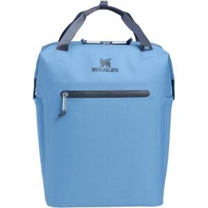 Stanley All Day Madeleine Mini Backpack Soft Cooler 14 Quarts | 20 Can Cooler with Handle and Shoulder Straps | Stays Cold for Hours | Insulated Travel Bag with Zipper | BPA-Free | Spring Green(Blue Sky)