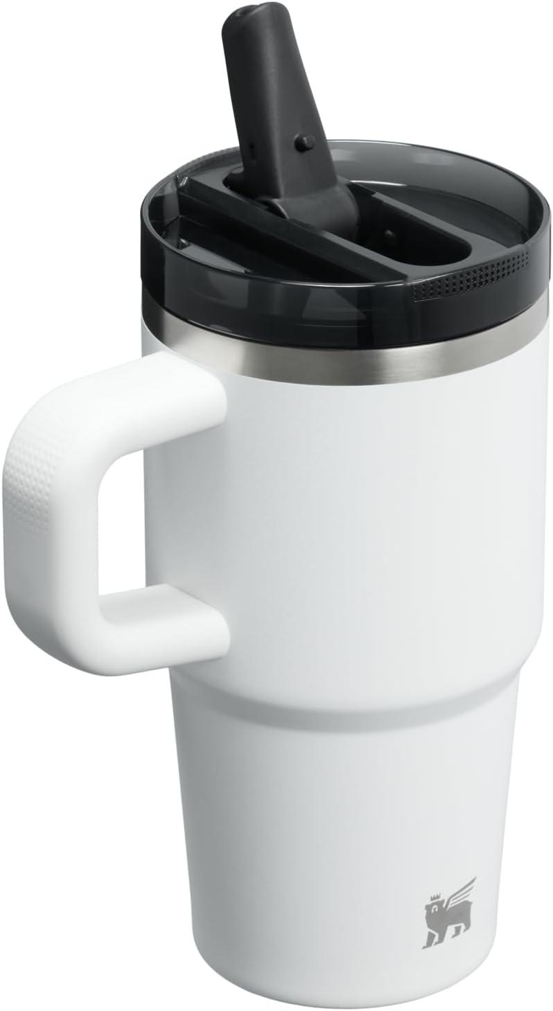 imageSTANLEY Quencher ProTour Flip Straw Tumbler with Leakproof Lid BuiltIn Straw amp Handle Cupholder Compatible for Travel Insulated Stainless Steel Cup BPAFreeChalk