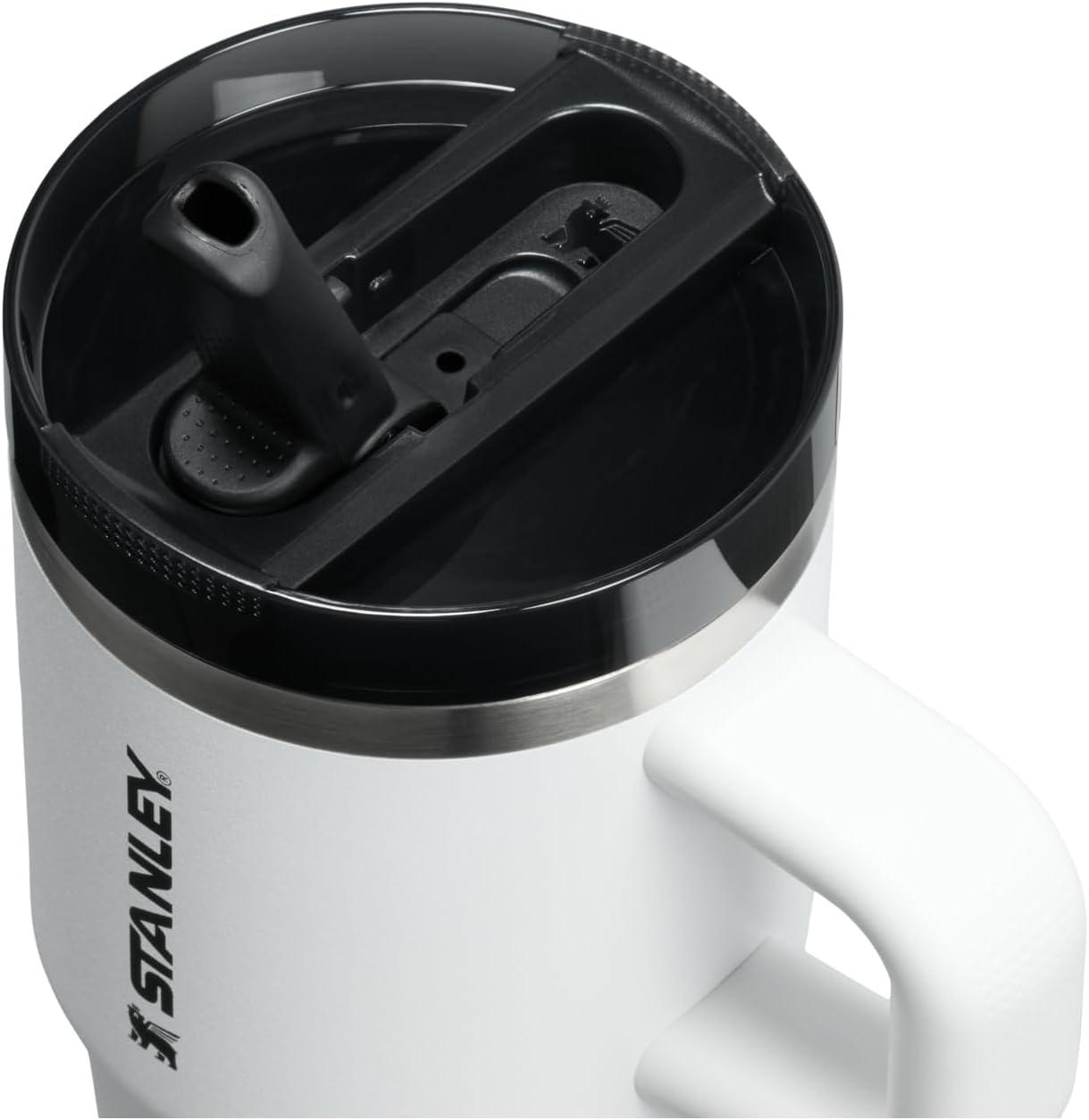 imageSTANLEY Quencher ProTour Flip Straw Tumbler with Leakproof Lid BuiltIn Straw amp Handle Cupholder Compatible for Travel Insulated Stainless Steel Cup BPAFreeChalk
