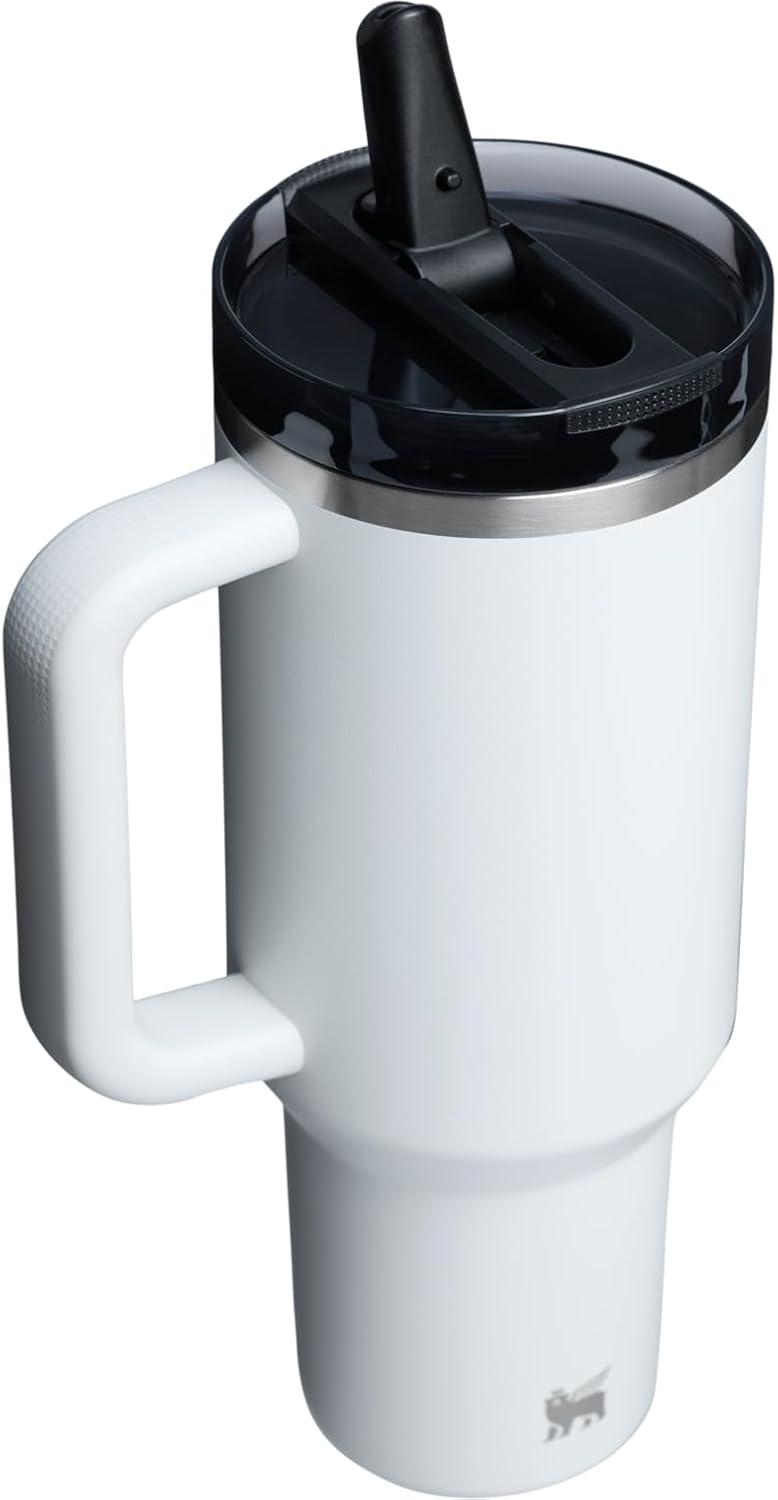 imageSTANLEY Quencher ProTour Flip Straw Tumbler with Leakproof Lid BuiltIn Straw amp Handle Cupholder Compatible for Travel Insulated Stainless Steel Cup BPAFreeChalk