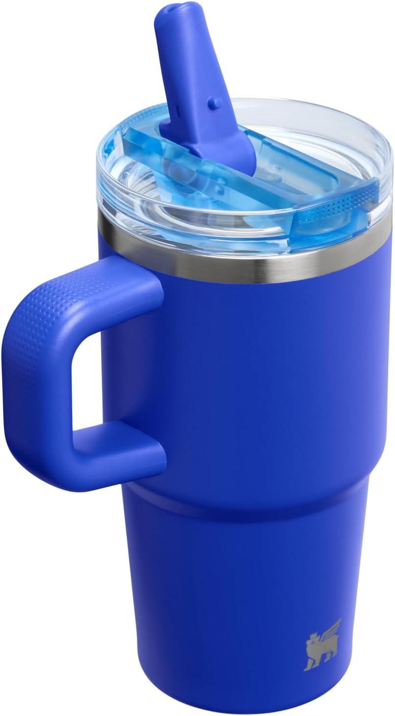 imageSTANLEY Quencher ProTour Flip Straw Tumbler with Leakproof Lid BuiltIn Straw amp Handle Cupholder Compatible for Travel Insulated Stainless Steel Cup BPAFreeCobalt