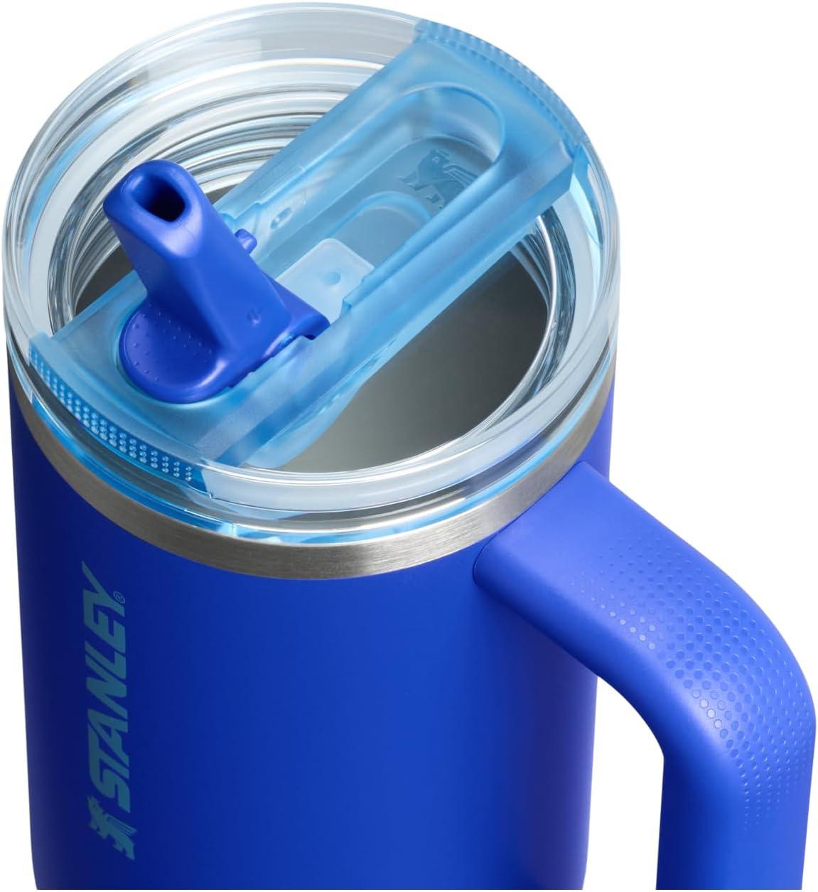 imageSTANLEY Quencher ProTour Flip Straw Tumbler with Leakproof Lid BuiltIn Straw amp Handle Cupholder Compatible for Travel Insulated Stainless Steel Cup BPAFreeCobalt