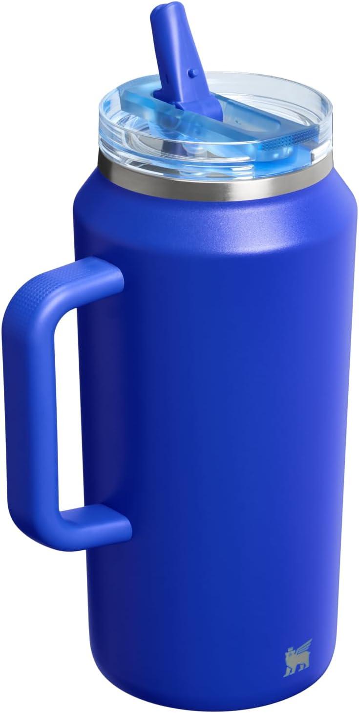 imageSTANLEY Quencher ProTour Flip Straw Tumbler with Leakproof Lid BuiltIn Straw amp Handle Cupholder Compatible for Travel Insulated Stainless Steel Cup BPAFreeCobalt