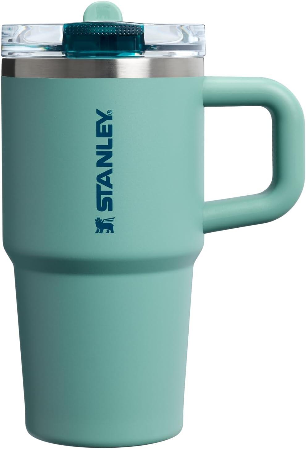 imageSTANLEY Quencher ProTour Flip Straw Tumbler with Leakproof Lid BuiltIn Straw amp Handle Cupholder Compatible for Travel Insulated Stainless Steel Cup BPAFreeSpring Green