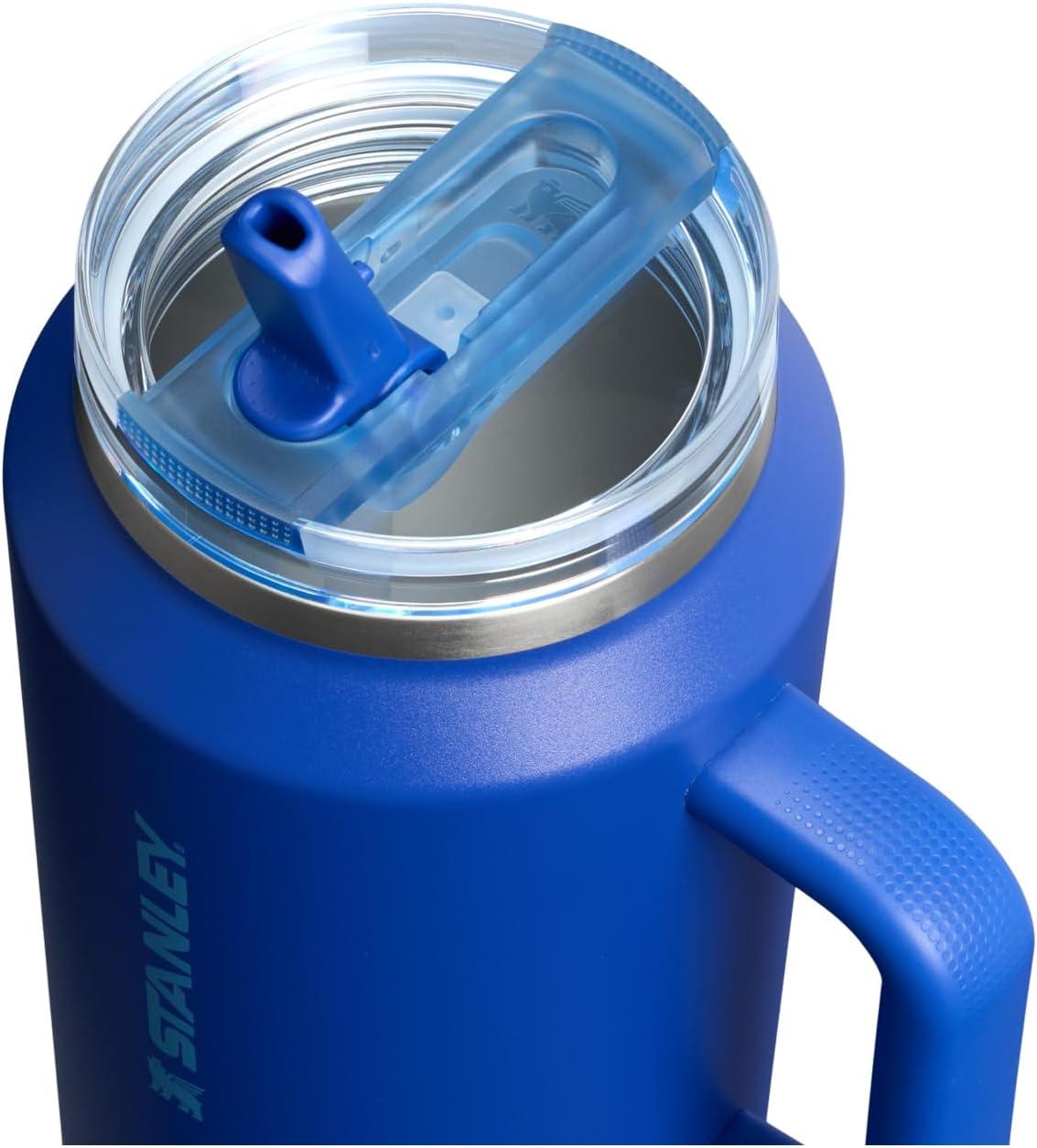 imageSTANLEY Quencher ProTour Flip Straw Tumbler with Leakproof Lid BuiltIn Straw amp Handle Cupholder Compatible for Travel Insulated Stainless Steel Cup BPAFreeCobalt
