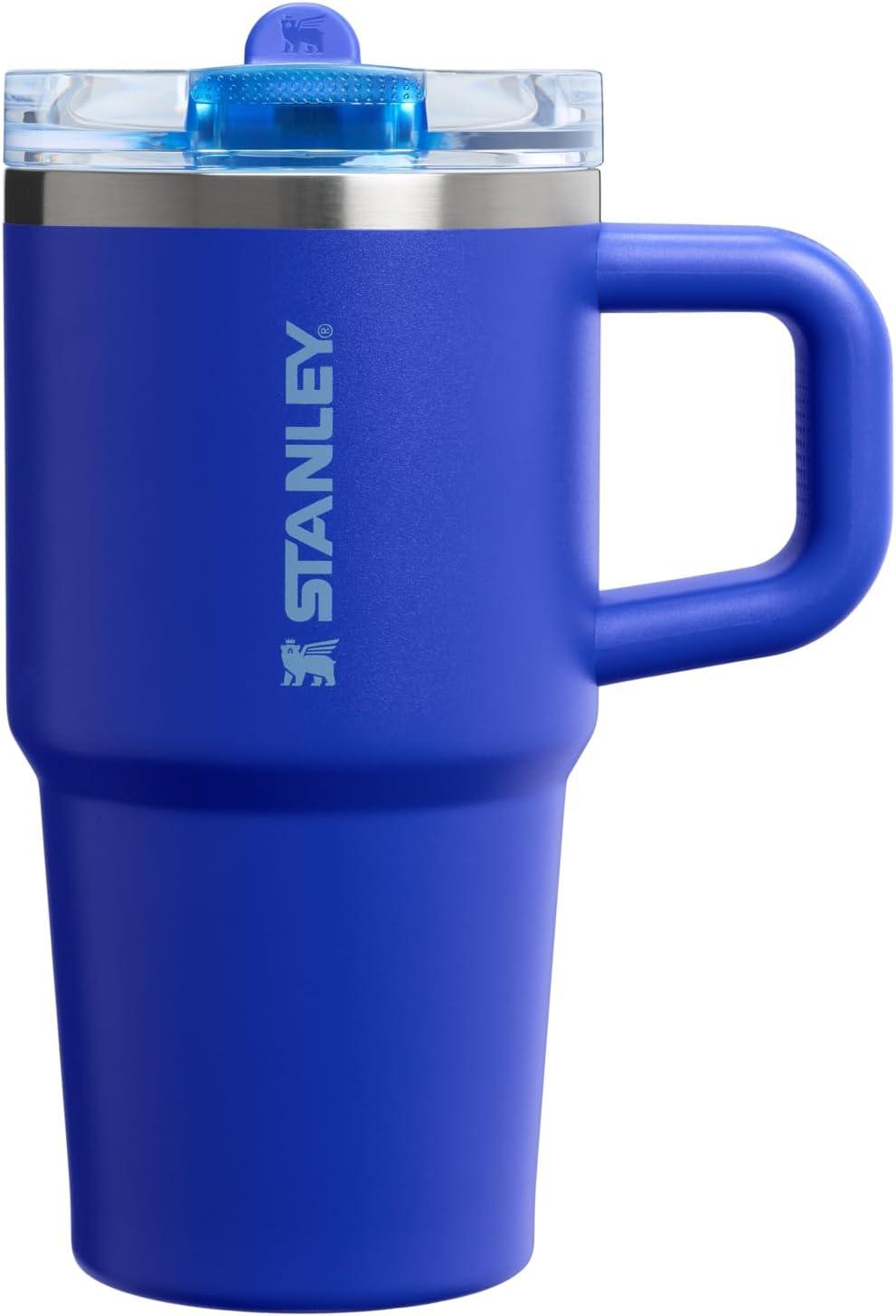 imageSTANLEY Quencher ProTour Flip Straw Tumbler with Leakproof Lid BuiltIn Straw amp Handle Cupholder Compatible for Travel Insulated Stainless Steel Cup BPAFreeCobalt