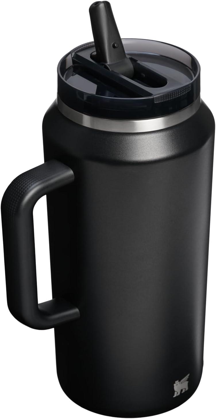 imageSTANLEY Quencher ProTour Flip Straw Tumbler with Leakproof Lid BuiltIn Straw amp Handle Cupholder Compatible for Travel Insulated Stainless Steel Cup BPAFreeBlack 20