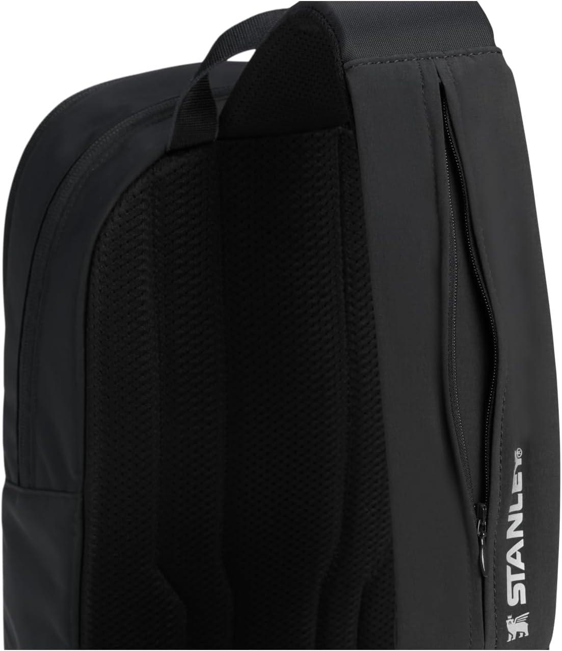 imageSTANLEY Vitalize Macro Method Backpack Gym Work amp Travel Bag with Laptop Sleeve Expandable Bottom Compartment Tumbler amp Water Bottle Pockets Durable Recycled Fabric Rose QuartzBlack