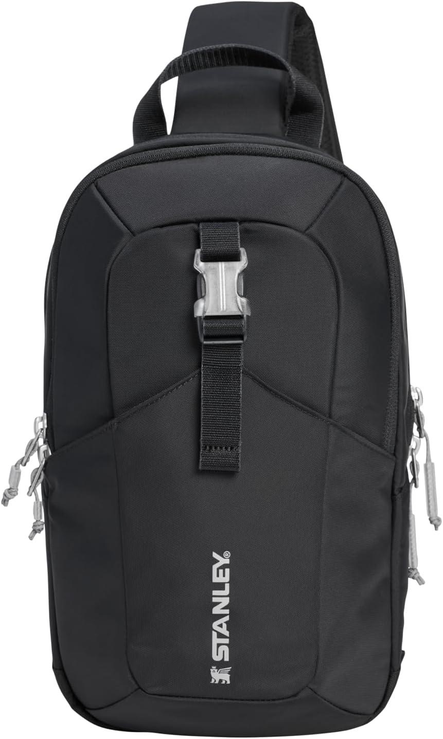 imageSTANLEY Vitalize Macro Method Backpack Gym Work amp Travel Bag with Laptop Sleeve Expandable Bottom Compartment Tumbler amp Water Bottle Pockets Durable Recycled Fabric Rose QuartzBlack