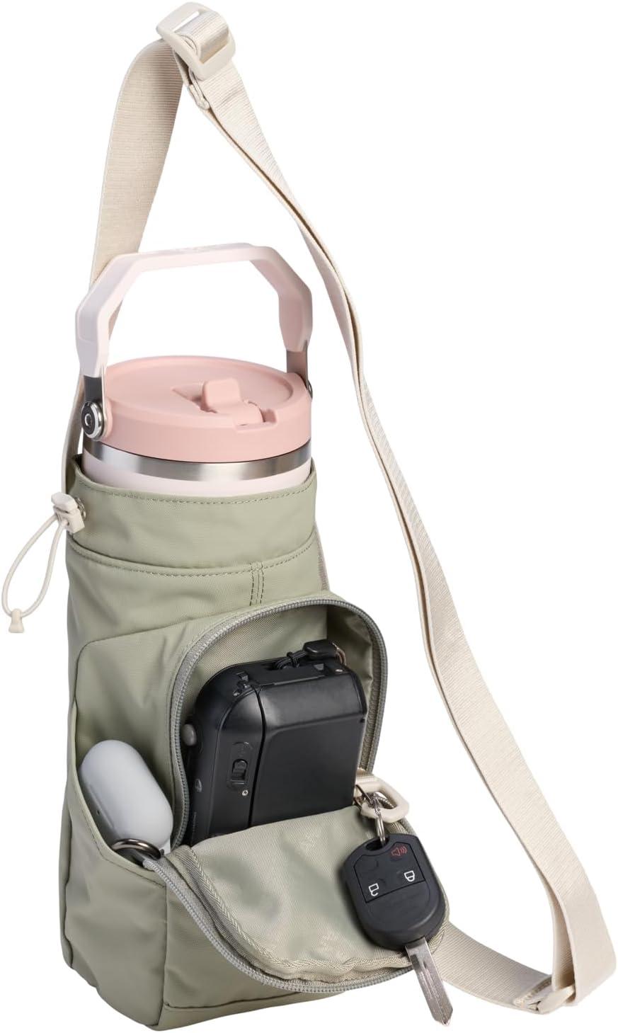 imageSTANLEY Vitalize Macro Method Backpack Gym Work amp Travel Bag with Laptop Sleeve Expandable Bottom Compartment Tumbler amp Water Bottle Pockets Durable Recycled Fabric Rose QuartzSage Grey