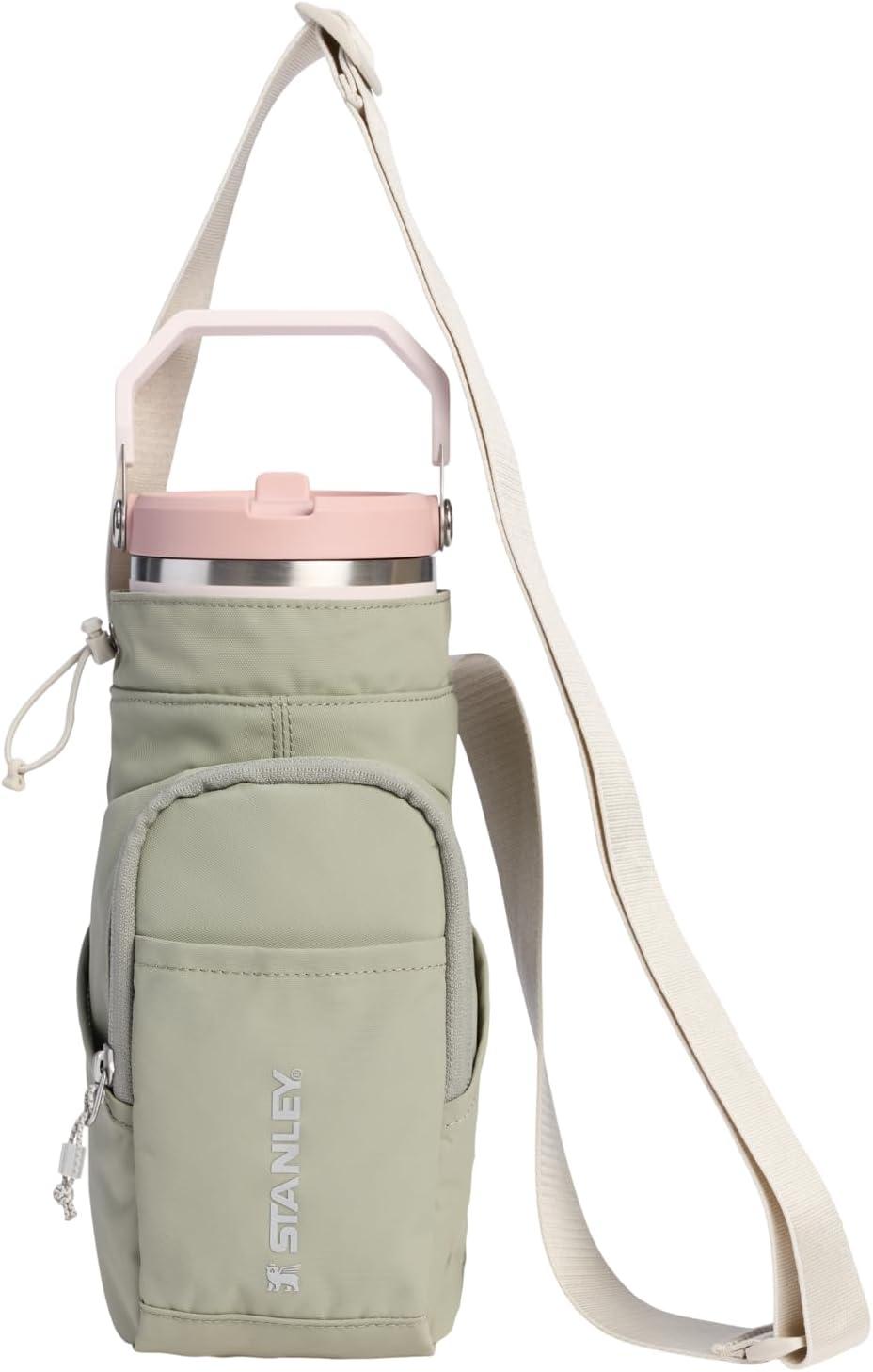 imageSTANLEY Vitalize Macro Method Backpack Gym Work amp Travel Bag with Laptop Sleeve Expandable Bottom Compartment Tumbler amp Water Bottle Pockets Durable Recycled Fabric Rose QuartzSage Grey