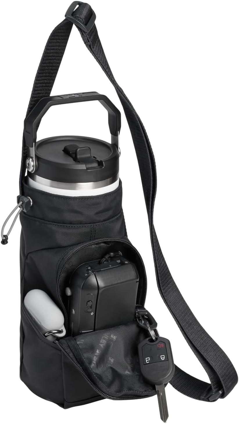 imageSTANLEY Vitalize Macro Method Backpack Gym Work amp Travel Bag with Laptop Sleeve Expandable Bottom Compartment Tumbler amp Water Bottle Pockets Durable Recycled Fabric Rose QuartzBlack