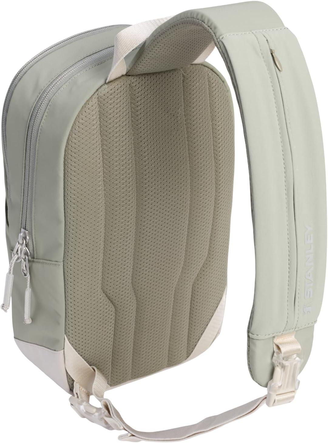 imageSTANLEY Vitalize Macro Method Backpack Gym Work amp Travel Bag with Laptop Sleeve Expandable Bottom Compartment Tumbler amp Water Bottle Pockets Durable Recycled Fabric Rose QuartzSage Grey