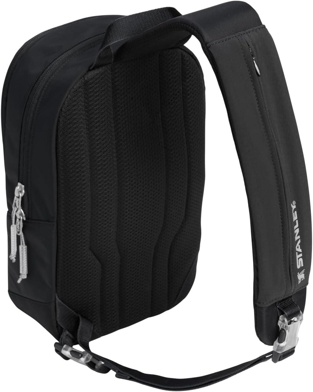 imageSTANLEY Vitalize Macro Method Backpack Gym Work amp Travel Bag with Laptop Sleeve Expandable Bottom Compartment Tumbler amp Water Bottle Pockets Durable Recycled Fabric Rose QuartzBlack
