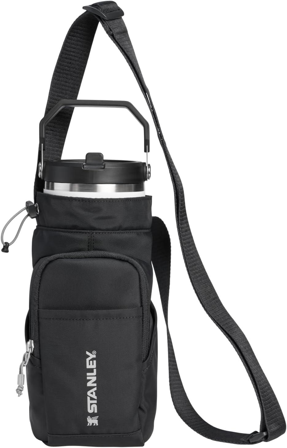 imageSTANLEY Vitalize Macro Method Backpack Gym Work amp Travel Bag with Laptop Sleeve Expandable Bottom Compartment Tumbler amp Water Bottle Pockets Durable Recycled Fabric Rose QuartzBlack