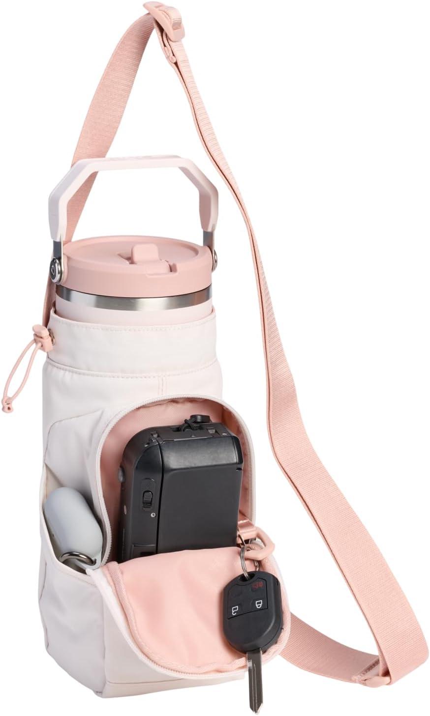 imageSTANLEY Vitalize Macro Method Backpack Gym Work amp Travel Bag with Laptop Sleeve Expandable Bottom Compartment Tumbler amp Water Bottle Pockets Durable Recycled Fabric Rose QuartzRose Quartz
