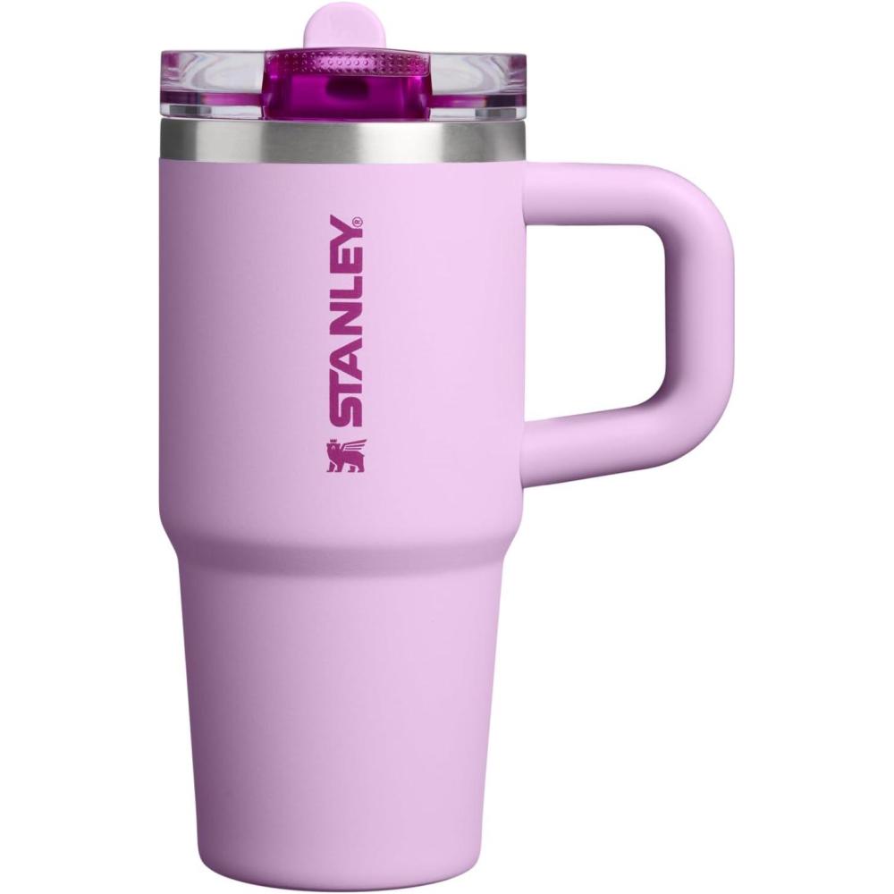 imageSTANLEY Quencher ProTour Flip Straw Tumbler with Leakproof Lid BuiltIn Straw amp Handle Cupholder Compatible for Travel Insulated Stainless Steel Cup BPAFreeSoft Orchid