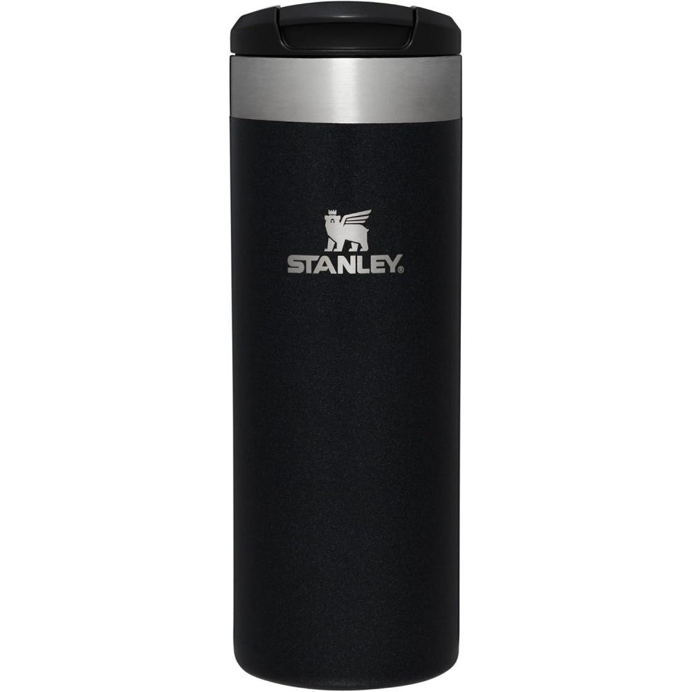 imageStanley Transit FlipTop Mug 16 oz Cream GlossBlack Glimmer