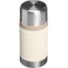 STANLEY Classic Food Jar and Spork 14 oz | Vacuum Insulated Food Container | Wide Mouth Screw On Lid | Packable for Travel | Stainless Steel with Leakproof Lid | BPA-Free | Spring Green(Cream)