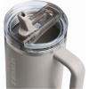 STANLEY Quencher ProTour Flip Straw Tumbler with Leakproof Lid | Built-In Straw & Handle | Cupholder Compatible for Travel | Insulated Stainless Steel Cup | BPA-Free(Ash)