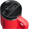 STANLEY Quencher ProTour Flip Straw Tumbler with Leakproof Lid | Built-In Straw & Handle | Cupholder Compatible for Travel | Insulated Stainless Steel Cup | BPA-Free(Chili Black)
