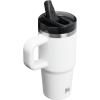 STANLEY Quencher ProTour Flip Straw Tumbler with Leakproof Lid | Built-In Straw & Handle | Cupholder Compatible for Travel | Insulated Stainless Steel Cup | BPA-Free(Chalk)