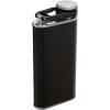 Stanley Classic Easy Fill Wide Mouth Flask 8 oz | Leakproof Hip Flask | Hinge Connected Never Lose Cap | Insulated Stainless Steel Liquor Container | BPA-Free | Hammertone Frost(Hammertone Black)