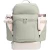STANLEY Vitalize Macro Method Backpack | Gym, Work & Travel Bag with Laptop Sleeve | Expandable Bottom Compartment | Tumbler & Water Bottle Pockets | Durable Recycled Fabric | Rose Quartz(Sage Grey)