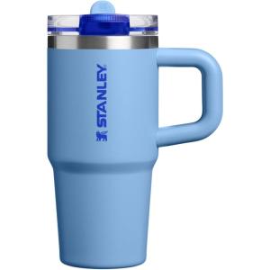 STANLEY Quencher ProTour Flip Straw Tumbler with Leakproof Lid | Built-In Straw & Handle | Cupholder Compatible for Travel | Insulated Stainless Steel Cup | BPA-Free(Blue Sky)