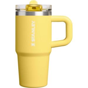 STANLEY Quencher ProTour Flip Straw Tumbler with Leakproof Lid | Built-In Straw & Handle | Cupholder Compatible for Travel | Insulated Stainless Steel Cup | BPA-Free(Daffodil)