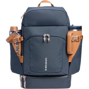 STANLEY Vitalize Macro Method Backpack | Gym, Work & Travel Bag with Laptop Sleeve | Expandable Bottom Compartment | Tumbler & Water Bottle Pockets | Durable Recycled Fabric | Rose Quartz(Twilight)