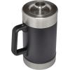 STANLEY Classic Stay-Hot French Press Coffee Maker 48 oz | 5 Minute Brew, 4 Hours Hot | Mesh Filter for Coffee Grounds | Insulated Stainless Steel French Press | BPA-Free | Matte Black