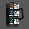 STANLEY Classic Stay-Hot French Press Coffee Maker 48 oz | 5 Minute Brew, 4 Hours Hot | Mesh Filter for Coffee Grounds | Insulated Stainless Steel French Press | BPA-Free | Matte Black