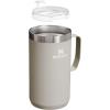 STANLEY Stay-Hot Camp Mug 24 oz | Press Fit Drink Through Lid | Cup for Coffee, Tea and Drinks | Insulated Stainless Steel Coffee Mug | BPA-Free | Ash 2.0(Ash 2.0)