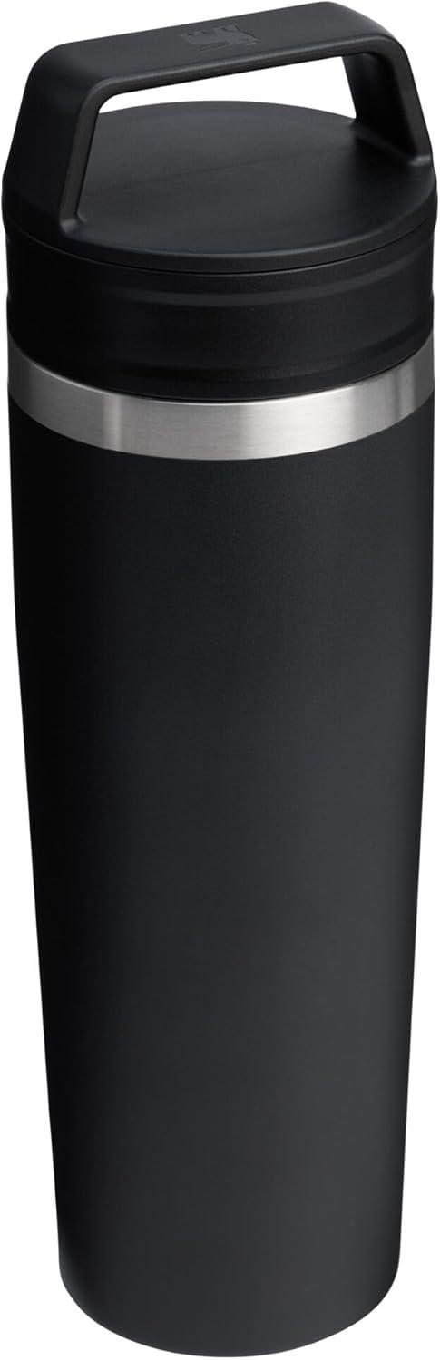 imageSTANLEY Cafe To Go Travel Mug 16 oz Leakproof TwoPart Drink Through Lid Tumbler Cup for Coffee Tea and Drinks Insulated Stainless Steel Coffee Mug BPAFree DaffodilBlack 20