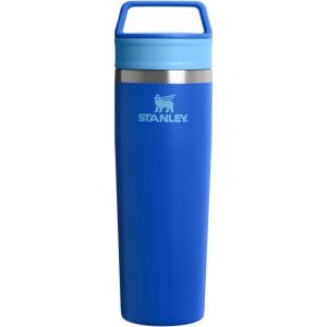 STANLEY Cafe To Go Travel Mug 16 oz | Leakproof Two-Part Drink Through Lid | Tumbler Cup for Coffee, Tea and Drinks | Insulated Stainless Steel Coffee Mug | BPA-Free | Daffodil(Cobalt)